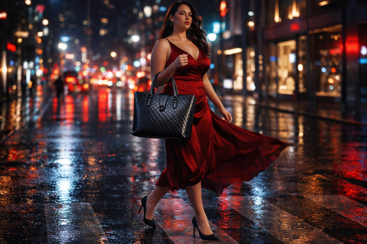Uniqueonn UrbanCarry Classic Black Premium Faux Leather Tote Bag | Premium Multi-Purpose Daily Bag for Women