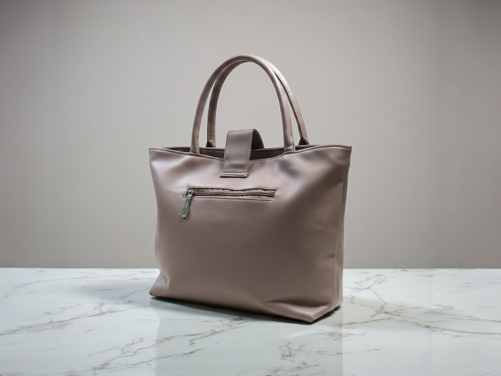 Uniqueonn UrbanCarry Tan Brown Premium Faux Leather Tote Bag | Premium Multi-Purpose Daily Bag for Women