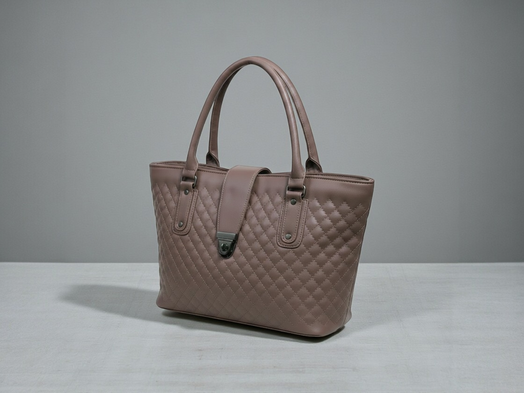 Uniqueonn UrbanCarry Tan Brown Premium Faux Leather Tote Bag | Premium Multi-Purpose Daily Bag for Women