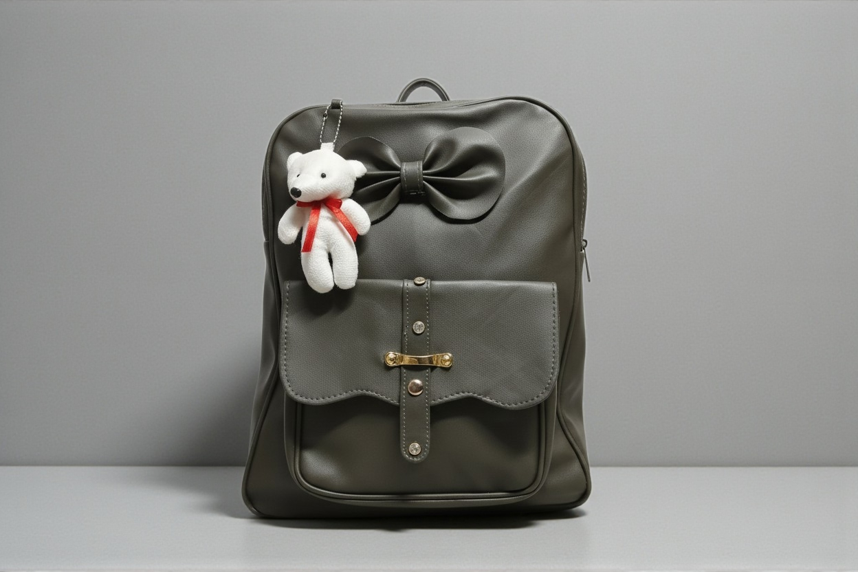 Uniqueonn ChicCarry SeaGreen Mini Faux Leather Backpack | Cute, Elegant & Multi-Purpose Everyday Bag